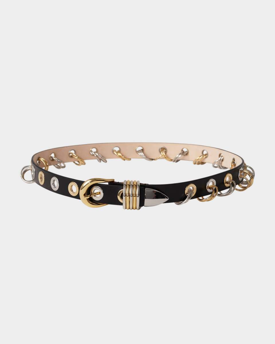 Revenge Two Toned Leather Belt